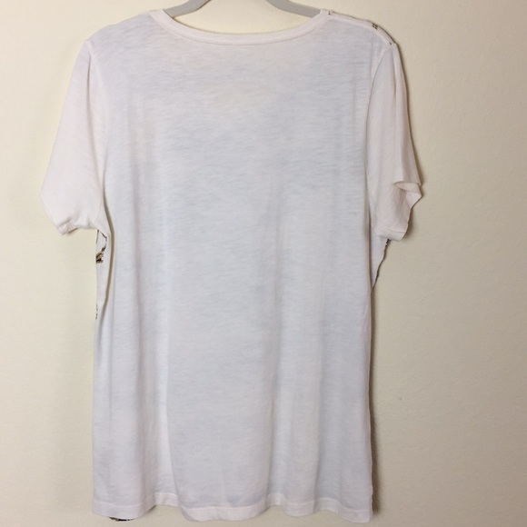 J Crew Collection Tees Golden Foliage T-Shirt - Picture 4 of 4